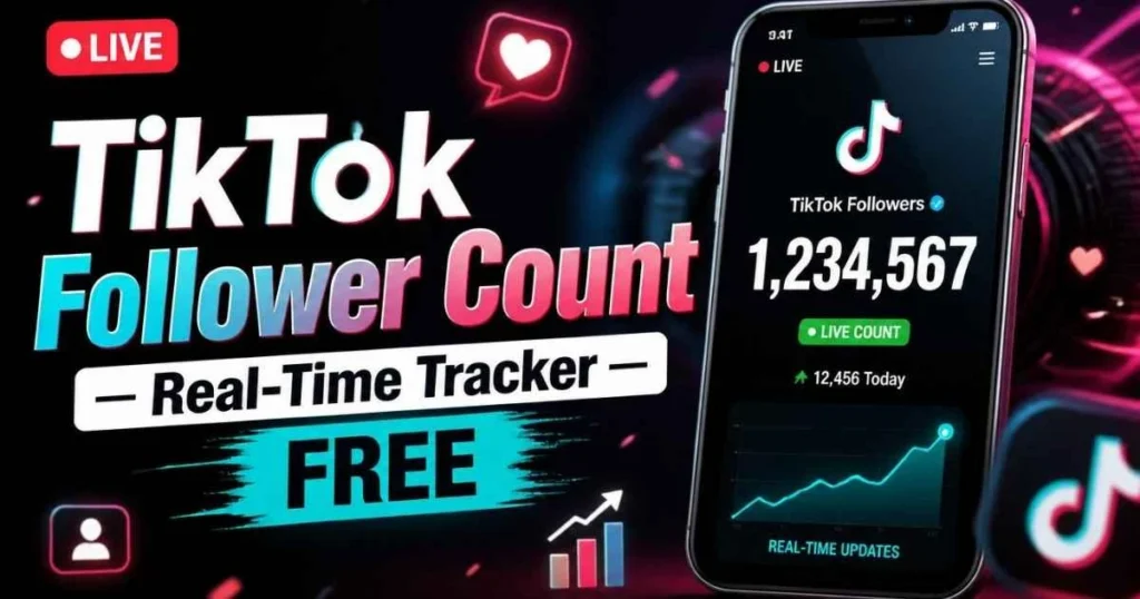 Live TikTok Follower count