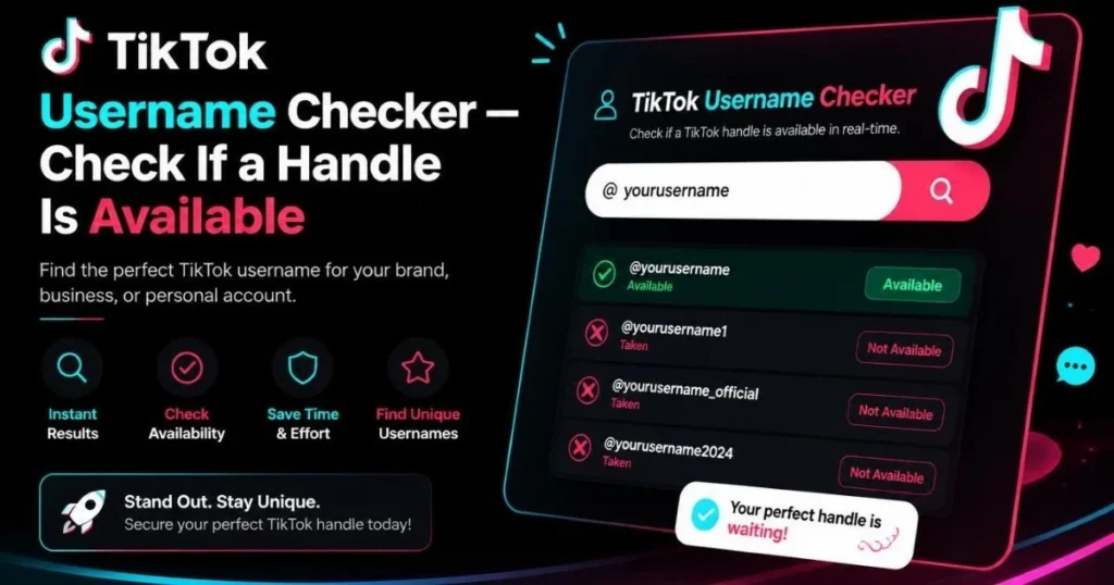 TikTok Username Checker