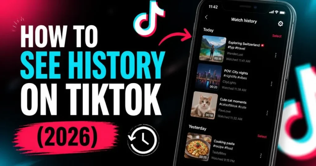 how to see history on tiktok